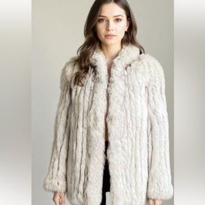 Saga Blue Fox Fur Coat